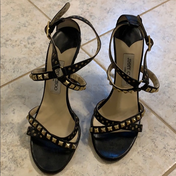 Jimmy Choo Studded Heels - Picture 2 of 5